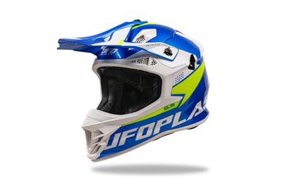 UFO PLAST Helmet interpid m blue/yellow
