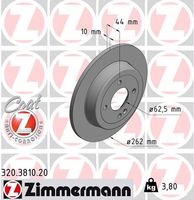 Remschijf COAT Z ZIMMERMANN, Remschijftype: Massief, u.a. für Hyundai, KIA