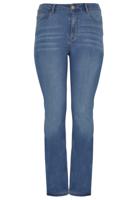 Yoek Jeans met rechte pijp | Indigo | Maat 52