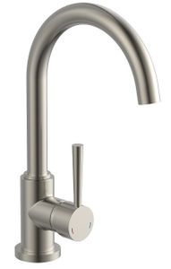 Schutte CORNWALL ééngreepsmengkraan keuken met ronde uitloop | roestvrij staal-look
 - 79126 - 79126