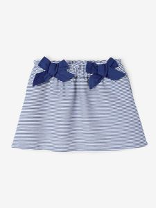 Wijde babyrok in Ottoman koninklijk blauw met stepen