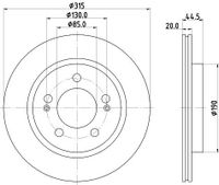 Remschijf PRO 8DD355134271 Remschijf PRO 8DD355134271