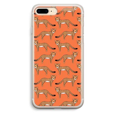 Cheetah: iPhone 7 Plus Transparant Hoesje