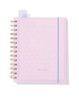 HEMA Insteek Schoolagenda 25-26 19x17cm Hartjes