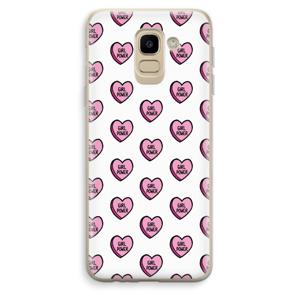 GIRL POWER: Samsung Galaxy J6 (2018) Transparant Hoesje