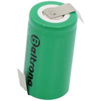 Beltrona SC2400 Speciale oplaadbare batterij Sub-C Z-soldeerlip NiMH 1.2 V 2400 mAh - thumbnail