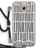 Moroccan stripes: Samsung Galaxy A5 (2017) Transparant Hoesje met koord