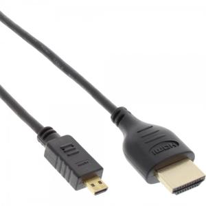 InLine 17555D HDMI kabel 0,5 m HDMI Type A (Standaard) HDMI Type D (Micro) Zwart