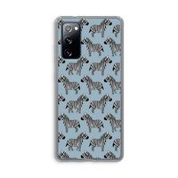 Zebra: Samsung Galaxy S20 FE / S20 FE 5G Transparant Hoesje