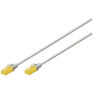 Digitus DK-1617-A-010S RJ45 Netwerkkabel, patchkabel CAT 6A U/UTP 1.00 m Grijs Halogeenvrij, Vlambestendig, Flexibel, Onafgeschermd 1 stuk(s)