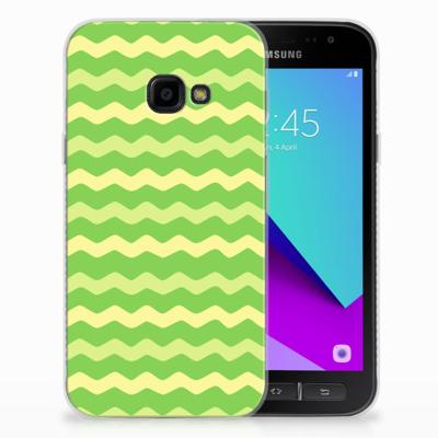 Samsung Galaxy Xcover 4 | Xcover 4s | TPU bumper | Waves Green