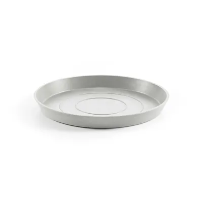 Schaal round d21cm wit grijs