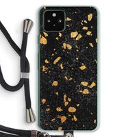 Terrazzo N°7: Pixel 5a 5G Transparant Hoesje met koord