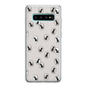 Miauw: Samsung Galaxy S10 Plus Transparant Hoesje