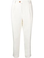 Brunello Cucinelli pantalon de costume à coupe courte - Blanc