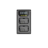 Nitecore USN1 Compacte Dubbel Lader voor Sony NP FW50 met indicator + USB