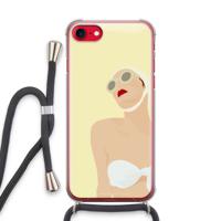 Summer: iPhone SE 2020 Transparant Hoesje met koord