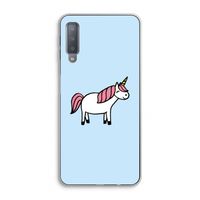 Eenhoorn: Samsung Galaxy A7 (2018) Transparant Hoesje