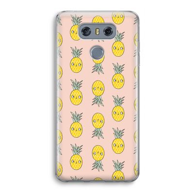 Ananas: LG G6 Transparant Hoesje