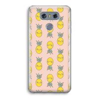 Ananas: LG G6 Transparant Hoesje