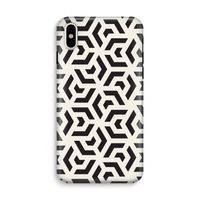 Crazy pattern: iPhone XS Tough Case