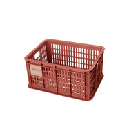 Basil fietskrat s - klein - 17.5 liter - rood