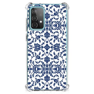 Samsung Galaxy A52 4G/5G Case Flower Blue Samsung Galaxy A52 4G/5G Case Flower Blue