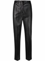 Incotex pantalon court à effet enduit - Noir Incotex pantalon court à effet enduit - Noir