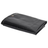 Zeildoek 650 g/m 4x7 m Zwart