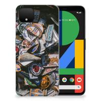 Google Pixel 4 XL | Siliconen hoesje | met foto Badges