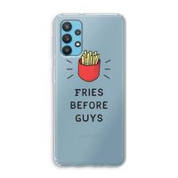 Fries before guys: Samsung Galaxy A32 4G Transparant Hoesje