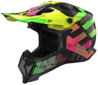 LS2 Helmet mx700 subv.evo chrom. xxl bl./yel./green