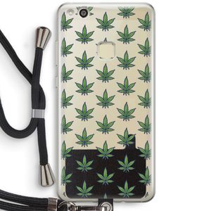 Weed: Huawei Ascend P10 Lite Transparant Hoesje met koord