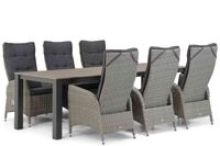 Garden Collections Lincoln/Valley 240 cm dining tuinset 7-delig - thumbnail