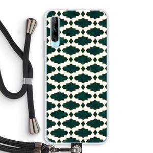 Moroccan tiles: Huawei P Smart Pro Transparant Hoesje met koord