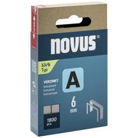 Novus Tools 042-0773 Nieten Type 53 1800 stuk(s) Afm. (l x b x h) 6 x 11.3 x 6 mm - thumbnail