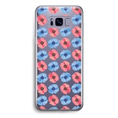 Klaproosjes: Samsung Galaxy S8 Transparant Hoesje