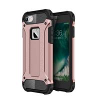 iPhone 7 & 8 robuust pantser TPU + Kunststof back cover Hoesje (roze goudkleurig)