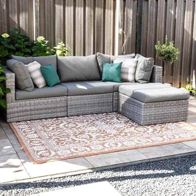 Buitenkleed Brunello Terra Patroon 160x230 Cm Dekbed Discounter - Dekbed-Discounter.nl