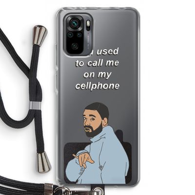 Hotline bling: Xiaomi Redmi Note 10 Pro Transparant Hoesje met koord