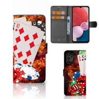 Samsung Galaxy A13 (4G) Wallet Case met Pasjes Casino