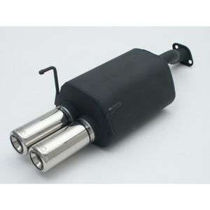 Ulter Sport uitlaat passend voor Honda Civic VII HB 1.4i 66kW/1.6i 81kW 2002-2006 2x 100mm US110207171