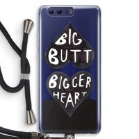 Big butt bigger heart: Honor 9 Transparant Hoesje met koord
