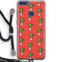 Mini cactus: Huawei P Smart (2018) Transparant Hoesje met koord