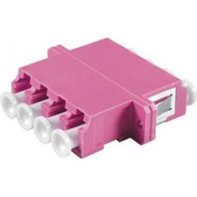 Intronics Fiber optic LC-LC quad adapter OM4