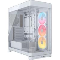 PC-behuizing - CORSAIR - FRAME 4500X LX-R RGB gehard glas mid-tower - 2 radiatoren - Wit