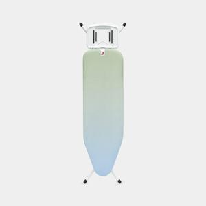 Brabantia Strijkplank B - met Strijkijzerhouder - 124x38 cm - Soothing Sea