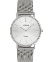OOZOO Timepieces Horloge Vintage Zilver | C9906 - thumbnail