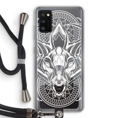 Oh Deer: Samsung Galaxy A41 Transparant Hoesje met koord