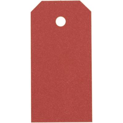 Creativ Company Manilla-labels, afm 4x8 cm, 250 gr, rood, 1000 stuk/ 1 doos